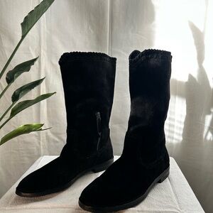 Trask Women's Black Suede Boots